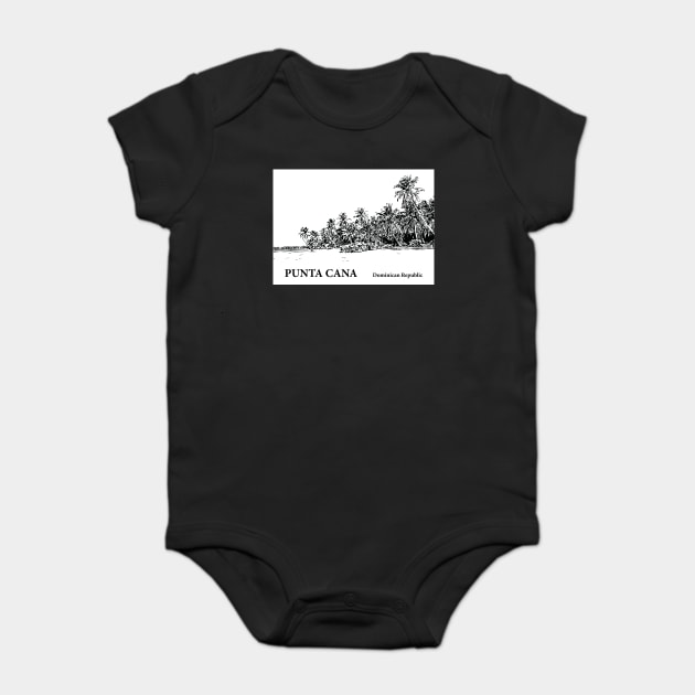 Punta Cana Dominican Republic Baby Bodysuit by Lakeric